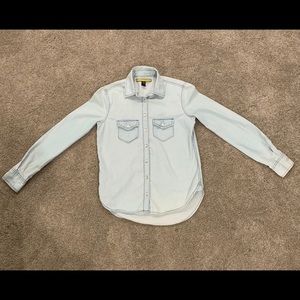 Light Blue Jean flannel!